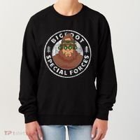 Funny Tactical Bigfoot Special Forces Hide And Seek Champion Women's Sweatshirt thumb 0