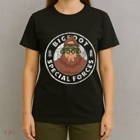 Funny Tactical Bigfoot Special Forces Hide And Seek Champion T-Shirt thumb 4