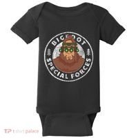 Funny Tactical Bigfoot Special Forces Hide And Seek Champion Baby Bodysuit thumb 0