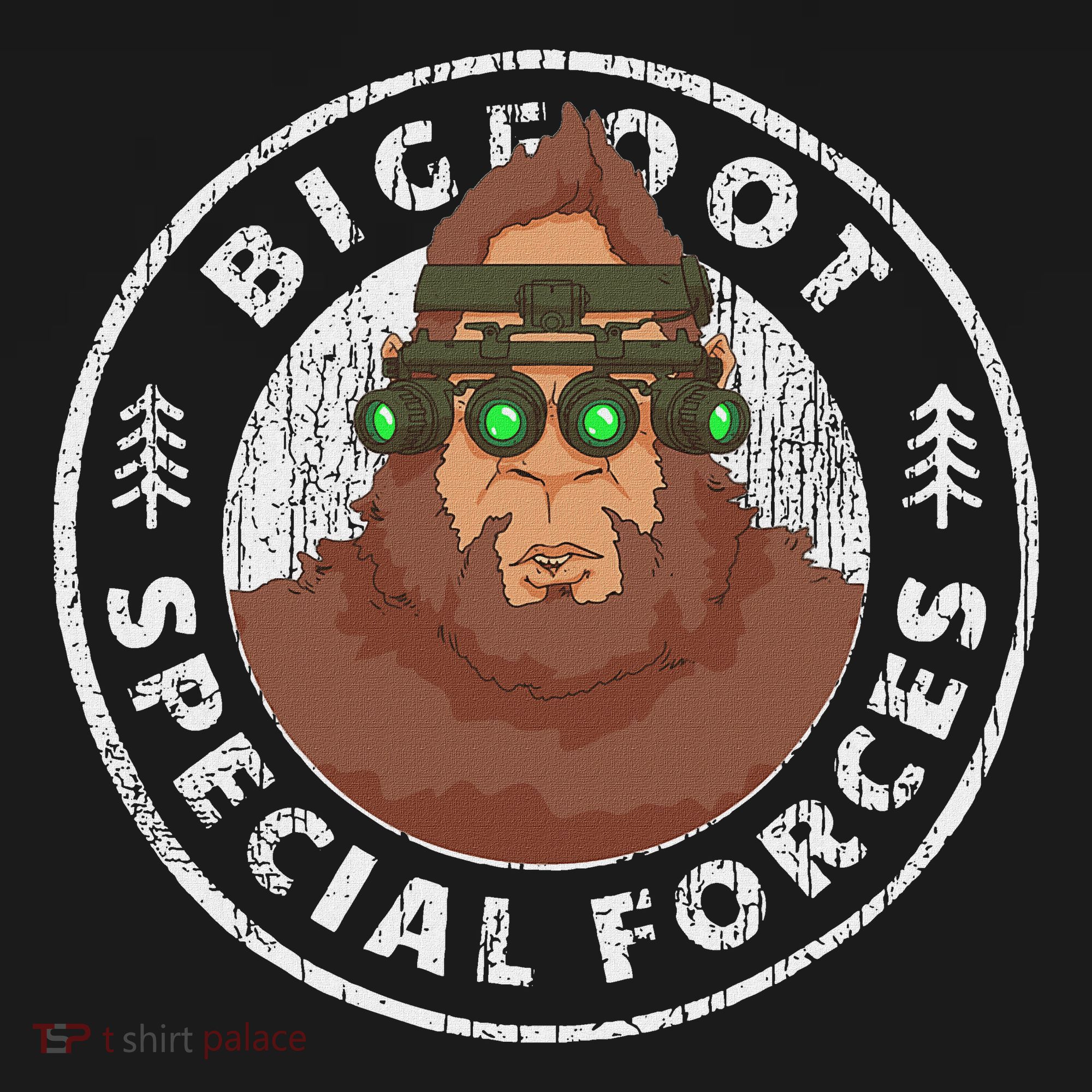 Funny Tactical Bigfoot Special Forces Hide And Seek Champion Toddler Hoodie