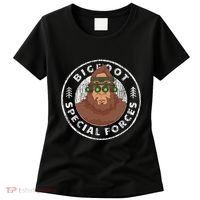Funny Tactical Bigfoot Special Forces Hide And Seek Champion Women's T-Shirt thumb 0