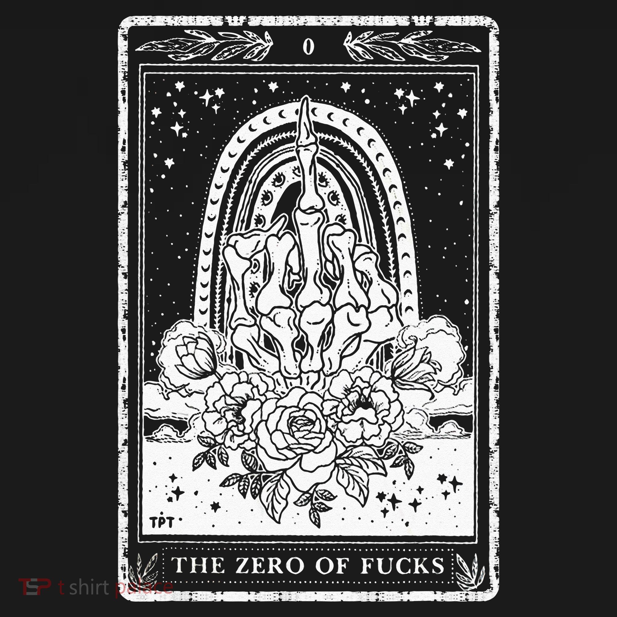 Funny Tarot Card Zero Of Fucks Occult Tarot Reader Reading Apron