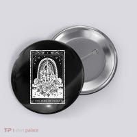 Funny Tarot Card Zero Of Fucks Occult Tarot Reader Reading Button thumb 0