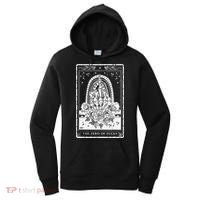 Funny Tarot Card Zero Of Fucks Occult Tarot Reader Reading Women's Hoodie thumb 0