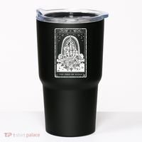 Funny Tarot Card Zero Of Fucks Occult Tarot Reader Reading Tumbler thumb 0