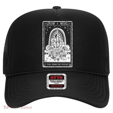 Funny Tarot Card Zero Of Fucks Occult Tarot Reader Reading Hat