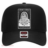 Funny Tarot Card Zero Of Fucks Occult Tarot Reader Reading Hat thumb 0