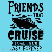 Friends That Cruise Together Last Forever Kids T-Shirt thumb 4