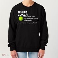 Funny Tennis Coach Definition Coaching Gift Women's Sweatshirt thumb 0