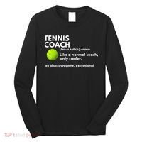 Funny Tennis Coach Definition Coaching Gift Long Sleeve Shirt thumb 0