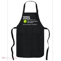 Funny Tennis Coach Definition Coaching Gift Apron thumb 0