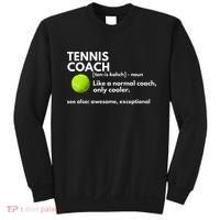 Funny Tennis Coach Definition Coaching Gift Sweatshirt thumb 0
