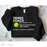 Funny Tennis Coach Definition Coaching Gift Sweatshirt thumb 2