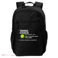 Funny Tennis Coach Definition Coaching Gift Backpack thumb 0