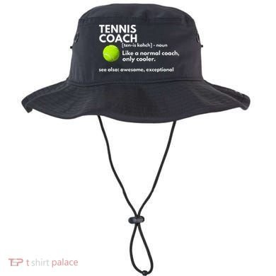 Funny Tennis Coach Definition Coaching Gift Bucket Hat