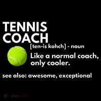 Funny Tennis Coach Definition Coaching Gift Coaster thumb 2