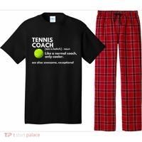 Funny Tennis Coach Definition Coaching Gift Pajama Set thumb 0
