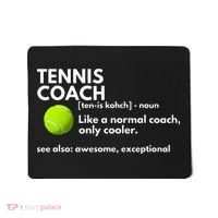Funny Tennis Coach Definition Coaching Gift Mousepad thumb 0