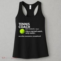 Funny Tennis Coach Definition Coaching Gift Women's Tank Top thumb 3
