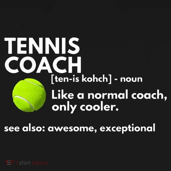 Funny Tennis Coach Definition Coaching Gift Toddler Hoodie