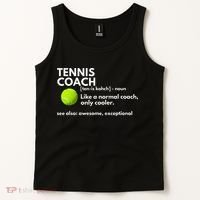 Funny Tennis Coach Definition Coaching Gift Tank Top thumb 2