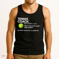 Funny Tennis Coach Definition Coaching Gift Tank Top thumb 3