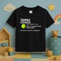 Funny Tennis Coach Definition Coaching Gift Toddler T-Shirt thumb 3