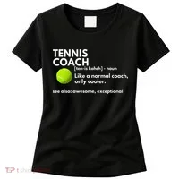 Funny Tennis Coach Definition Coaching Gift Women's T-Shirt thumb 0