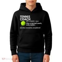 Funny Tennis Coach Definition Coaching Gift Kids Hoodie thumb 4
