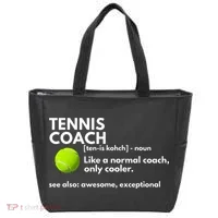 Funny Tennis Coach Definition Coaching Gift Tote Bag thumb 0