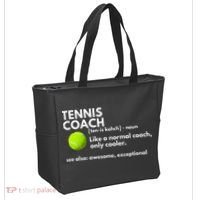 Funny Tennis Coach Definition Coaching Gift Tote Bag thumb 2