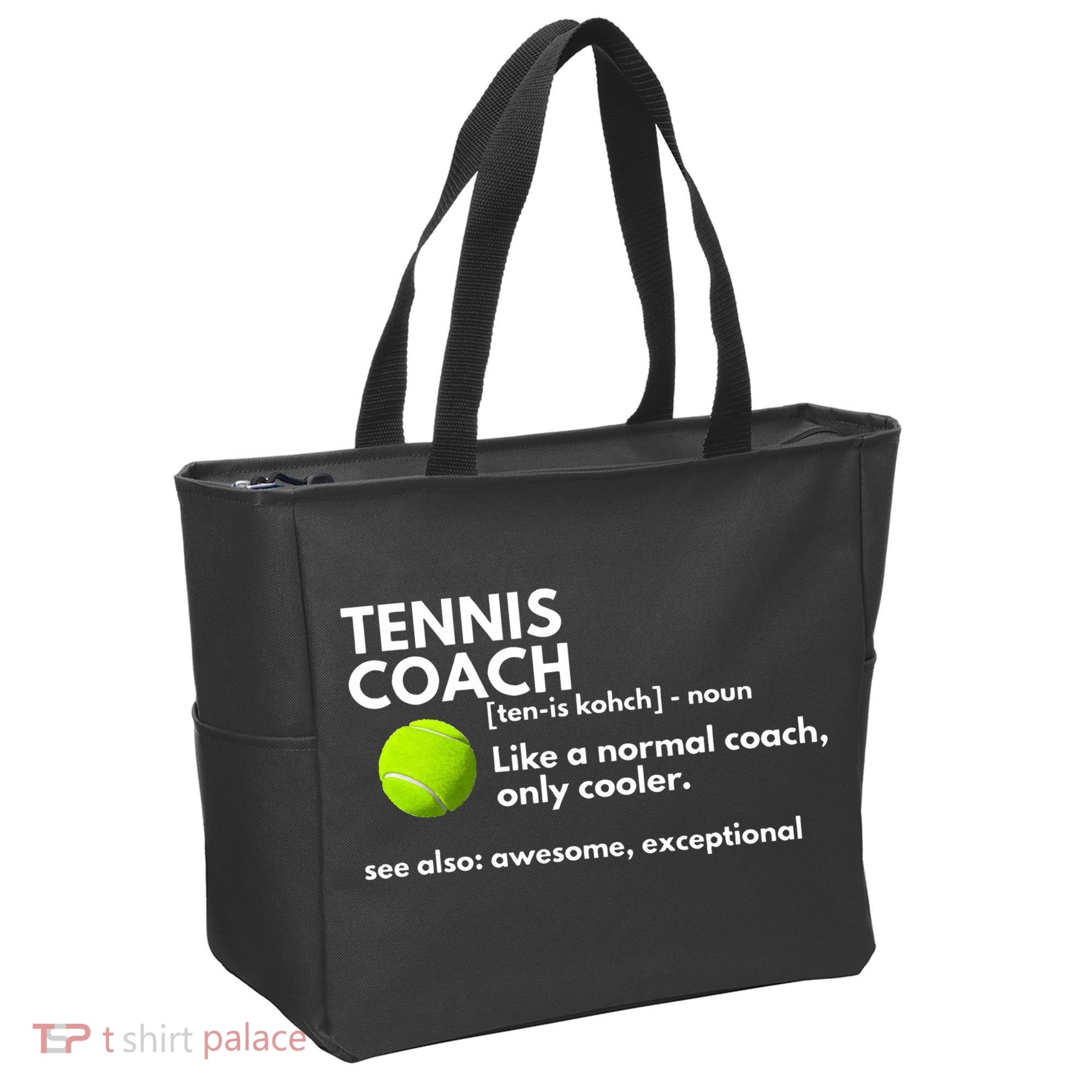 Funny Tennis Coach Definition Coaching Gift Tote Bag