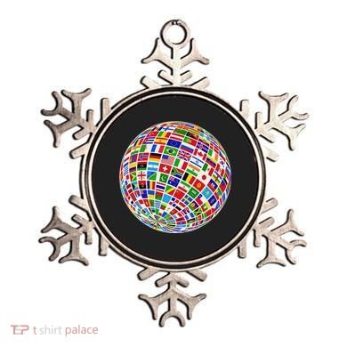 Flags The Countries Of The World Globe Earth World Flags Ornament