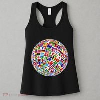 Flags The Countries Of The World Globe Earth World Flags Women's Tank Top thumb 3