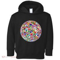 Flags The Countries Of The World Globe Earth World Flags Toddler Hoodie thumb 0