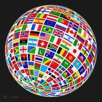 Flags The Countries Of The World Globe Earth World Flags Toddler Hoodie thumb 2