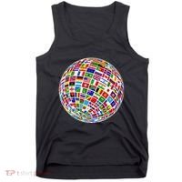 Flags The Countries Of The World Globe Earth World Flags Tank Top thumb 0