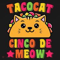 Funny Taco Cat Pun Tacocat Cute Taco Lover Cinco De Meow Mousepad thumb 1