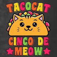 Funny Taco Cat Pun Tacocat Cute Taco Lover Cinco De Meow Women's Hoodie thumb 2