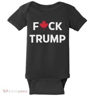 Fuck Trump Canada Baby Bodysuit