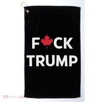 Fuck Trump Canada Golf Towel thumb 0