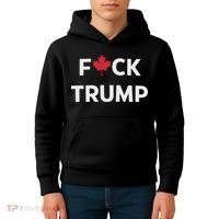 Fuck Trump Canada Kids Hoodie thumb 4