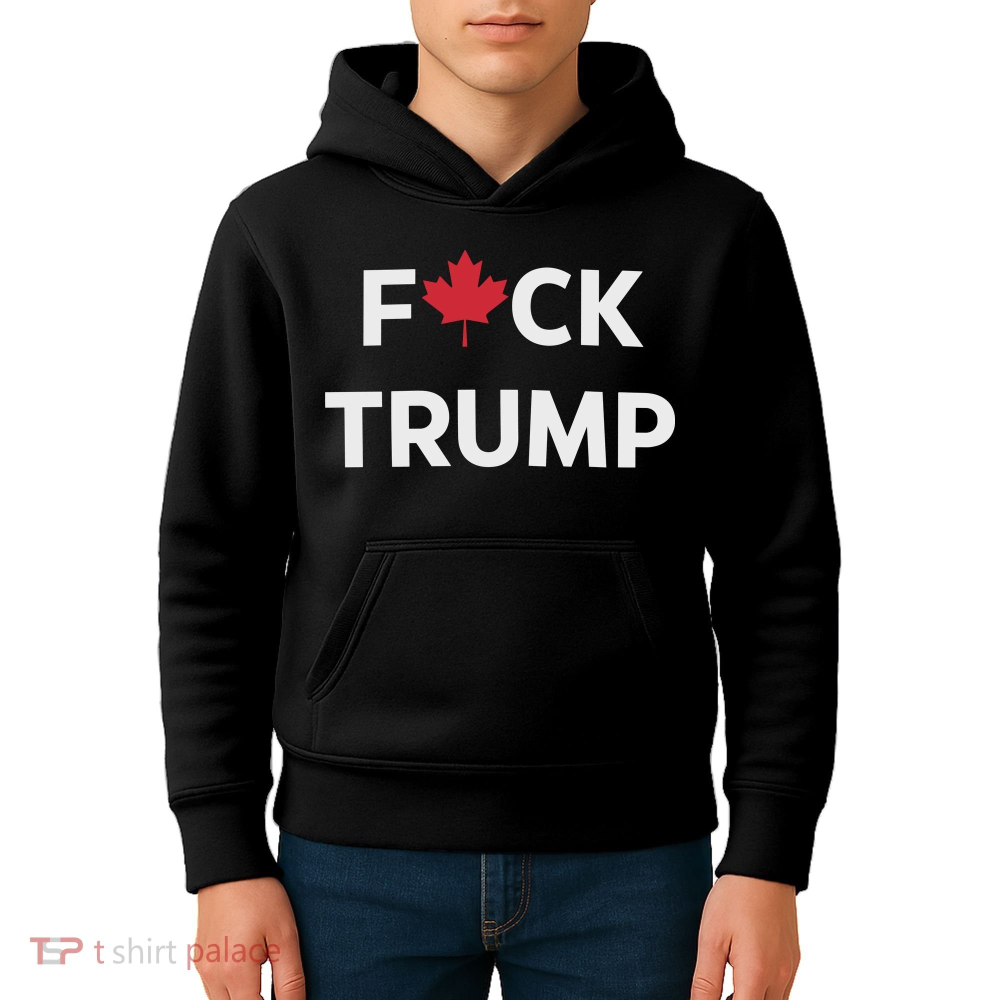 Fuck Trump Canada Kids Hoodie