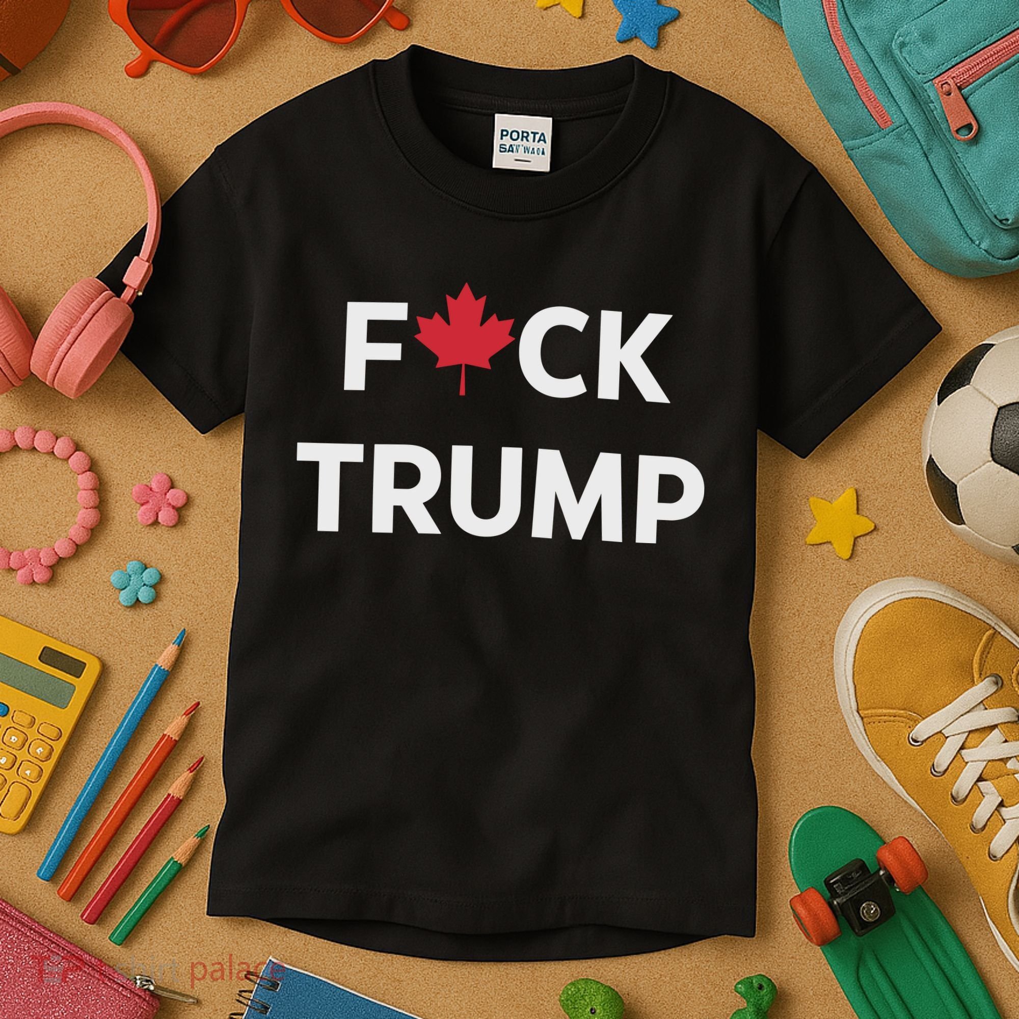 Fuck Trump Canada Kids T-Shirt