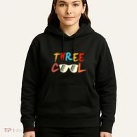 Funny Three Cool Glasses Years Old 3rd Birthday Anniversary Hoodie thumb 5