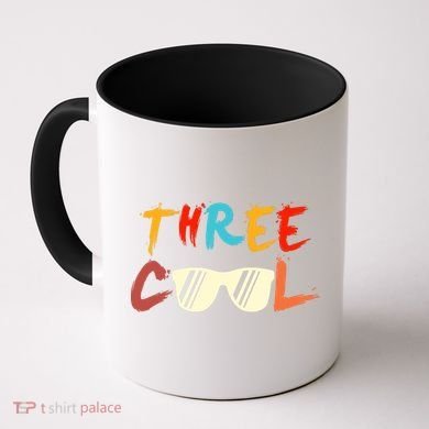 Funny Three Cool Glasses Years Old 3rd Birthday Anniversary Coffee Mug