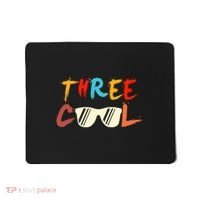 Funny Three Cool Glasses Years Old 3rd Birthday Anniversary Mousepad thumb 0