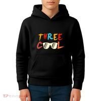Funny Three Cool Glasses Years Old 3rd Birthday Anniversary Kids Hoodie thumb 4