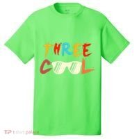 Funny Three Cool Glasses Years Old 3rd Birthday Anniversary T-Shirt thumb 0