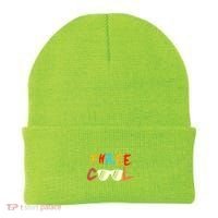 Funny Three Cool Glasses Years Old 3rd Birthday Anniversary Beanie thumb 0